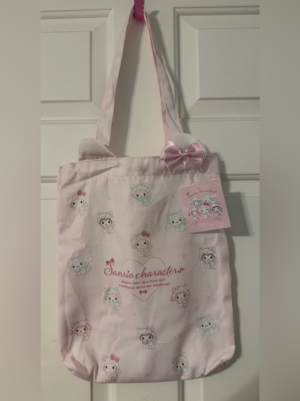 🆕NWT Sanrio Characters Tote Bag Milky Kitten Series